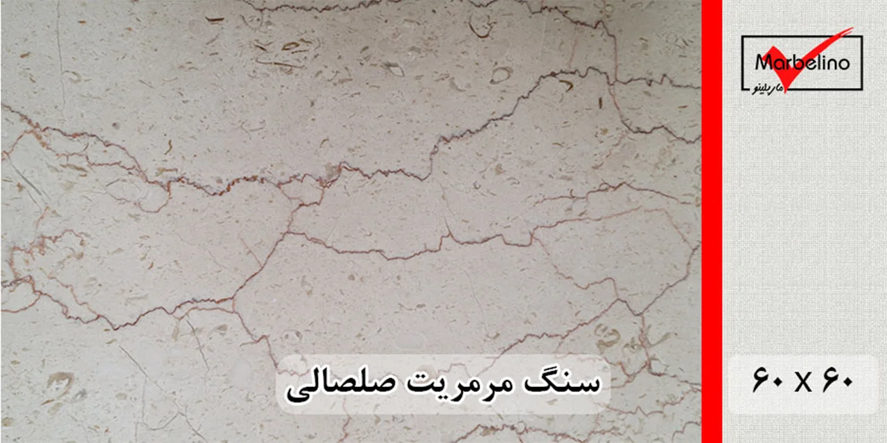 سنگ مرمریت صلصالی 60*60 ( حکمی - سایز )